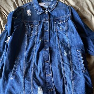 Plus size torrid denim jacket